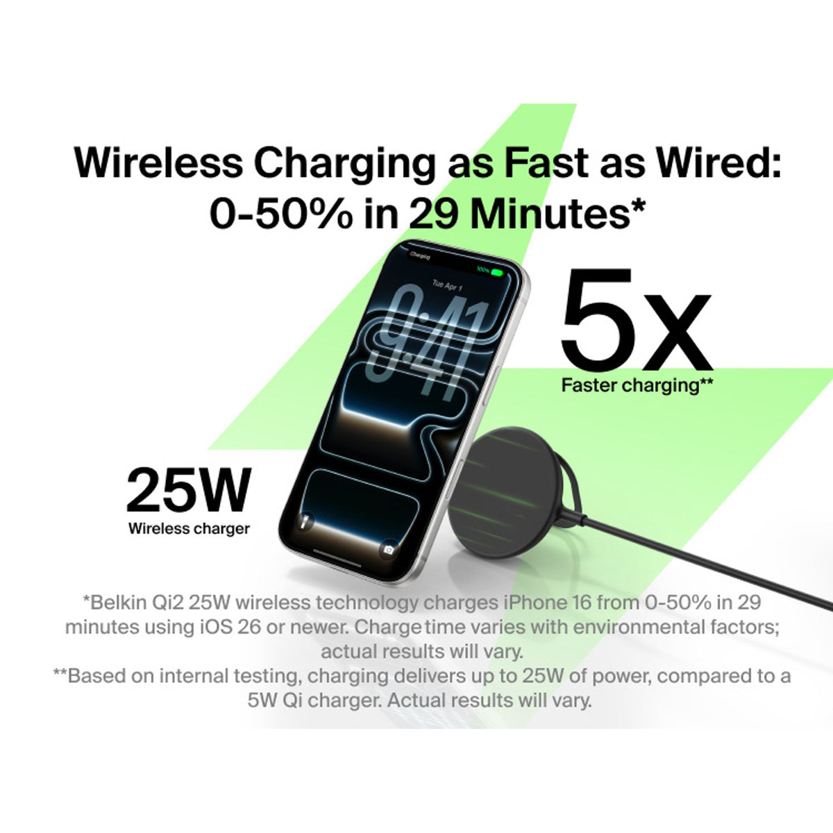 Belkin UltraCharge Magnetic Charger With Qi2 25W 36W USB-C Wall Charger Black tl:b44c45b9