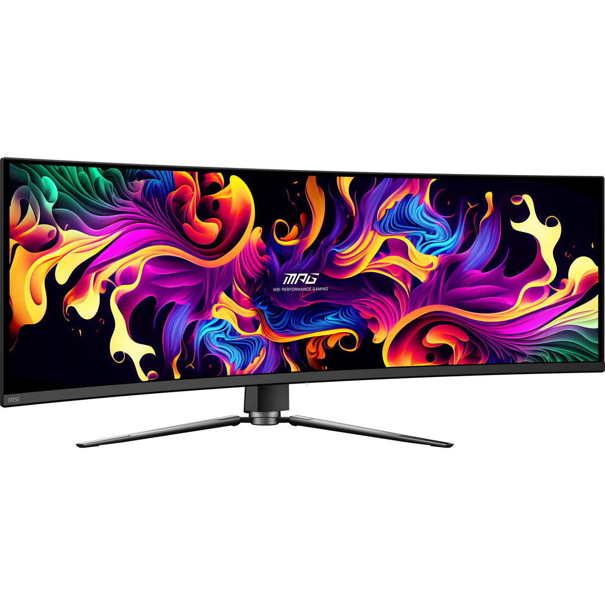 MSI MPG 491CQP 49" Curved QD-OLED Monitor 5120x1440 144Hz DP HDMI USB-C VESA KVM