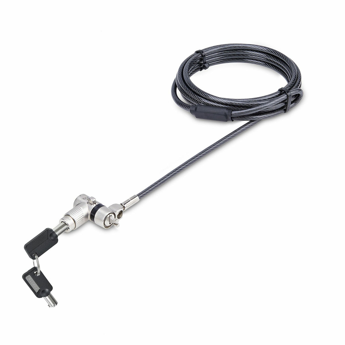 StarTech Com 3-in-1 Universal Laptop Lock 6.6ft Noble Wedge Nano K-Slot
