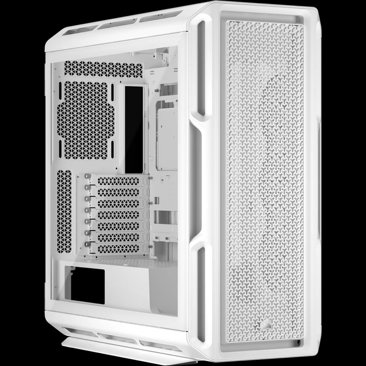 Corsair 5000T Mid-Tower High-Performance PC Case - White ATX 450mm GPU 250mm ... tl:ad913d2