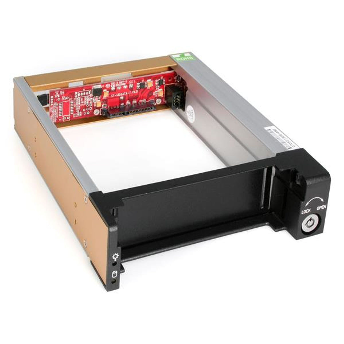 StarTech.com DRW150SATBK 5.25" SATA/600 Drive Bay Adapter Black