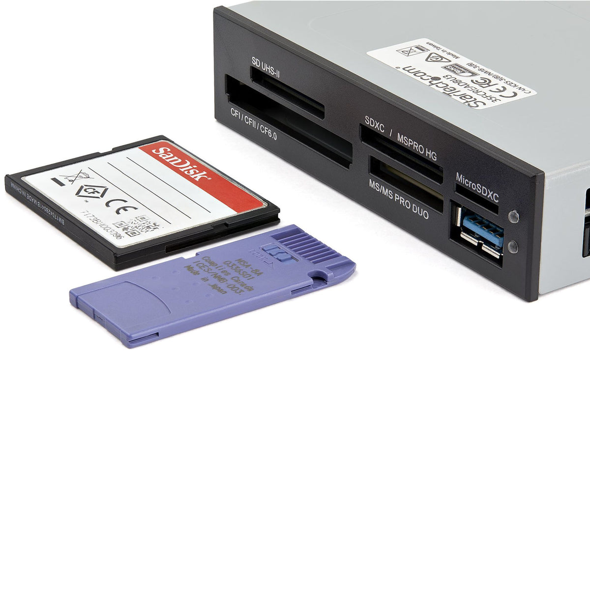 StarTech.com USB 3.0 Internal Multi-Card Reader UHS-II SD MicroSD MS CF