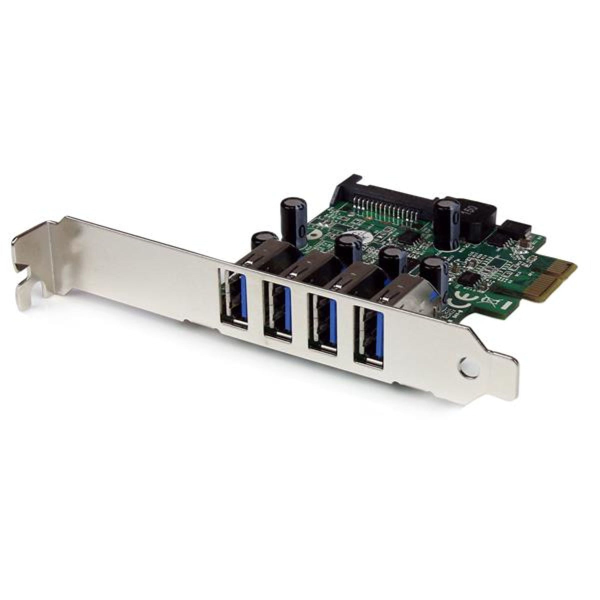 StarTech.com USB Adapter - PCI Express x1 - 5 GB/s - Plug-in Card - Green - TAA