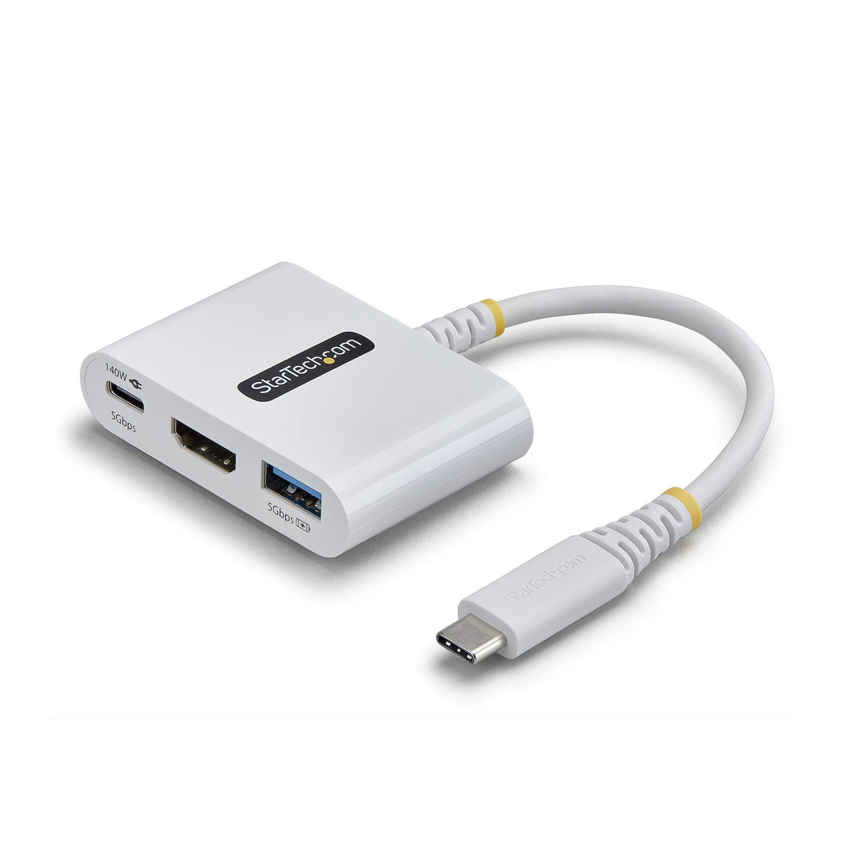 StarTech USB-C to HDMI Multiport Adapter 4K 60Hz 140W PD USB-A Hub