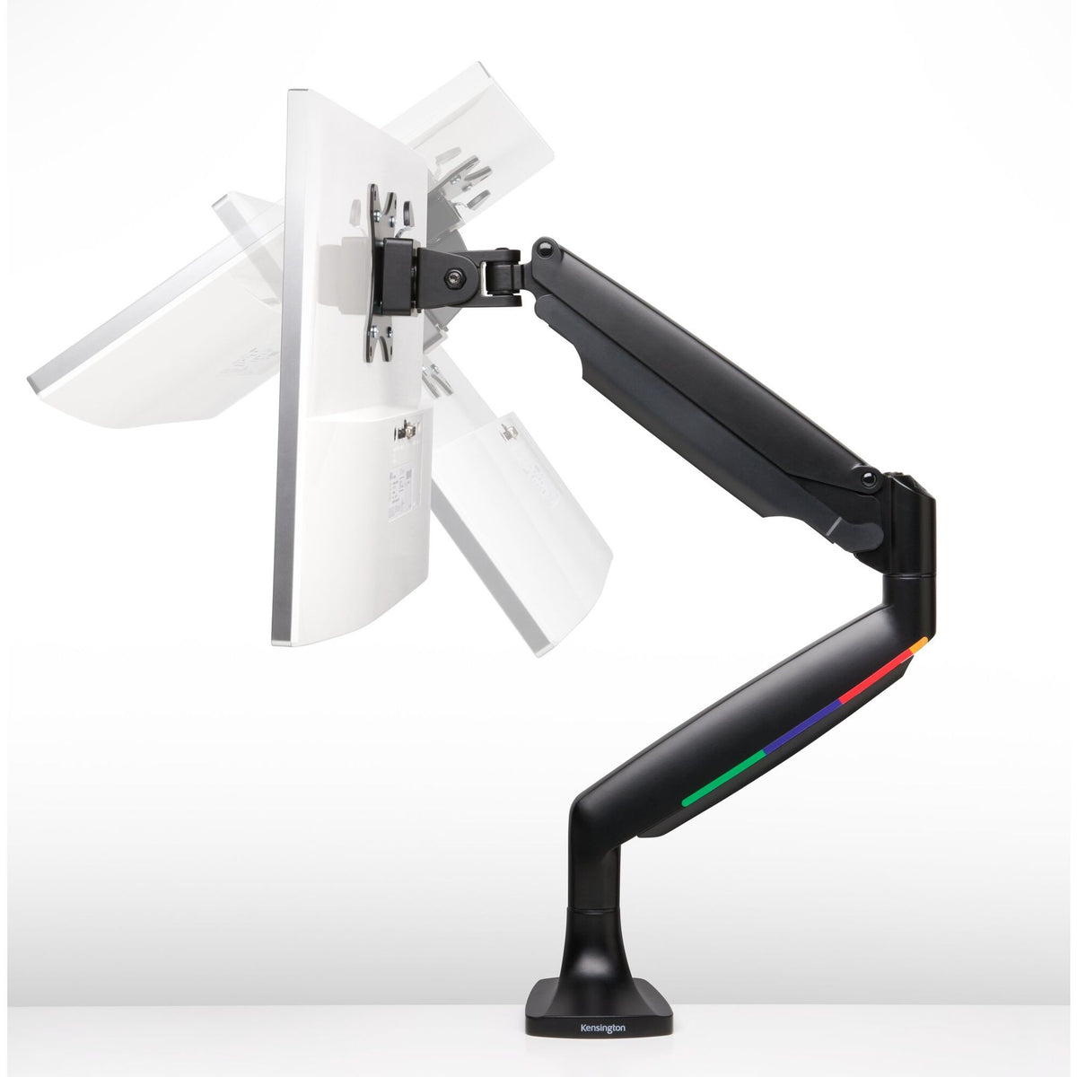 Kensington SmartFit One Touch Height Adjustable Single Monitor Arm Black