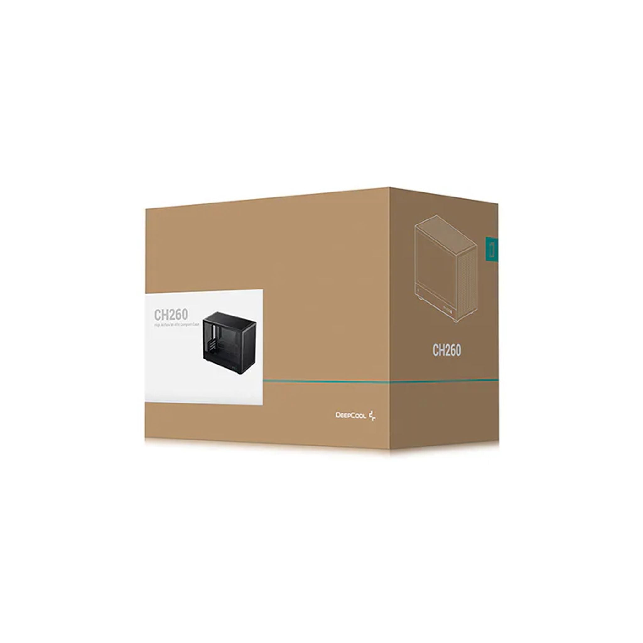 DeepCool CH260 M-ATX Case Extremely Portable Size，Abundant Airflow Ventilatio... tl:2572b81f