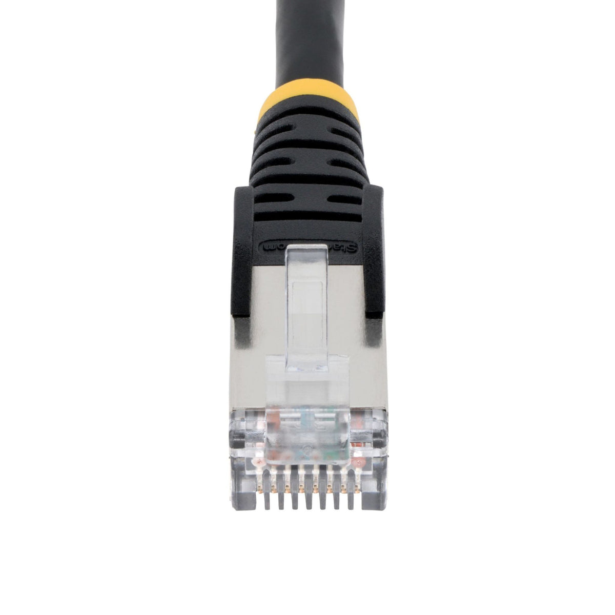 StarTech.com CAT6a 50cm Black LSZH PoE S/FTP Snagless Ethernet Cable 27AWG
