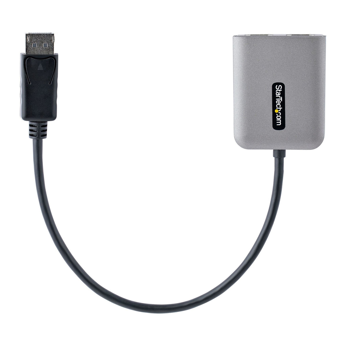 StarTech.com Signal Splitter - Plastic - 3840 × 2160 - DisplayPort - 2 x HDMI