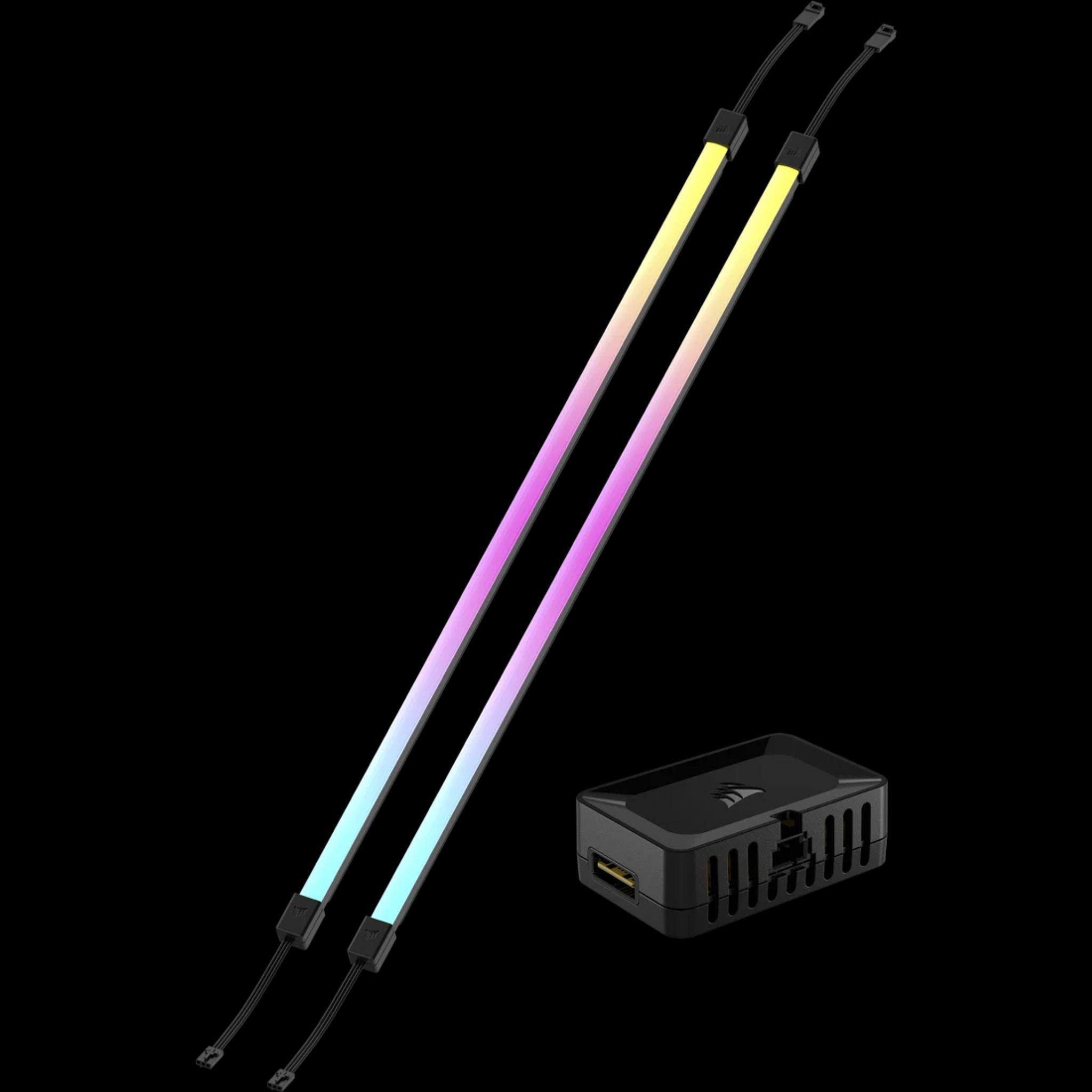 Corsair iCUE LINK LS430 Aurora RGB 430mm Light Strips Addressable LEDs Magnetic Mount Black tl:905bfbe8