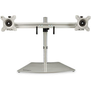 StarTech.com Dual Monitor Stand 24" VESA 75x75/100x100 Height Adjustable Silver