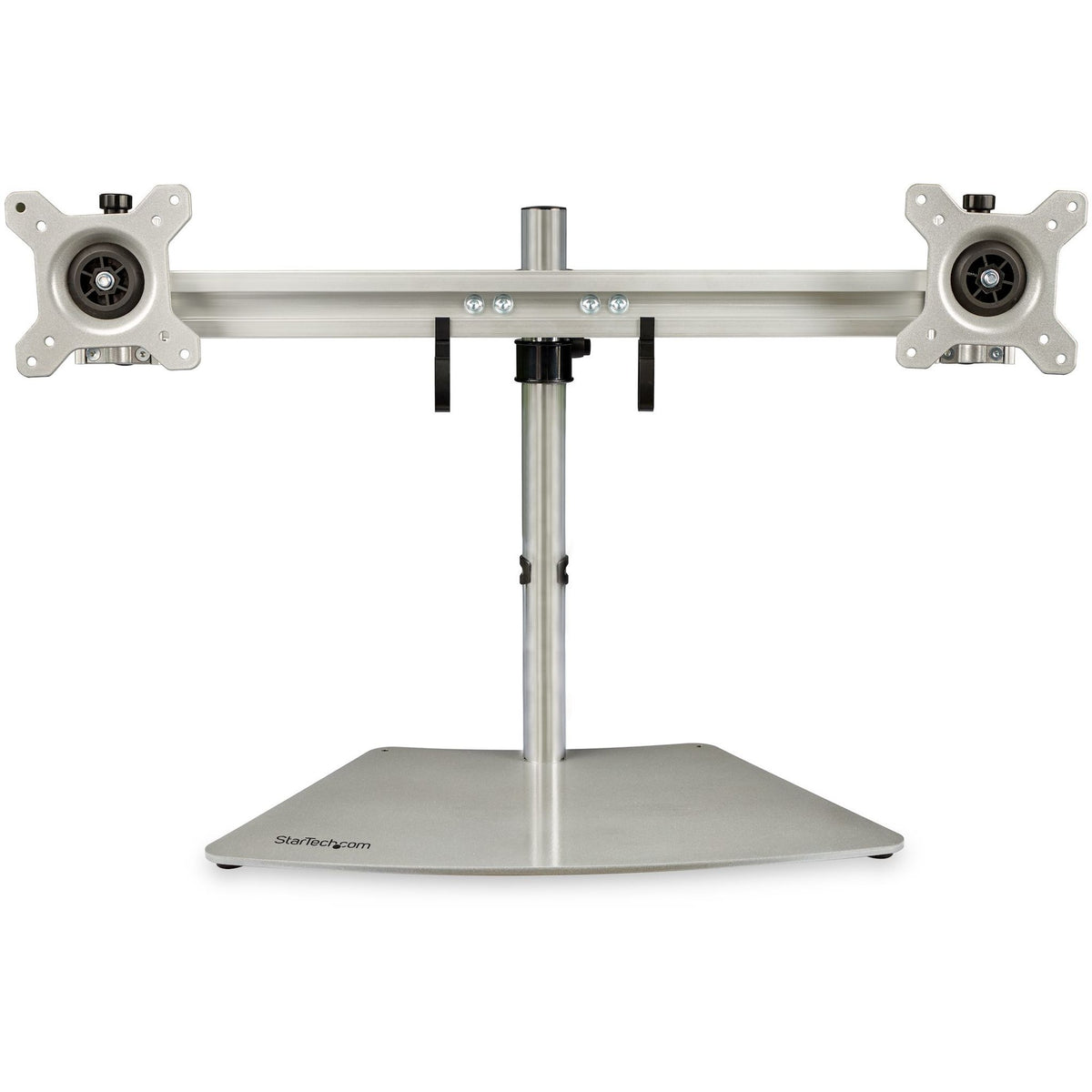 StarTech.com Dual Monitor Stand 24" VESA 75x75/100x100 Height Adjustable Silver
