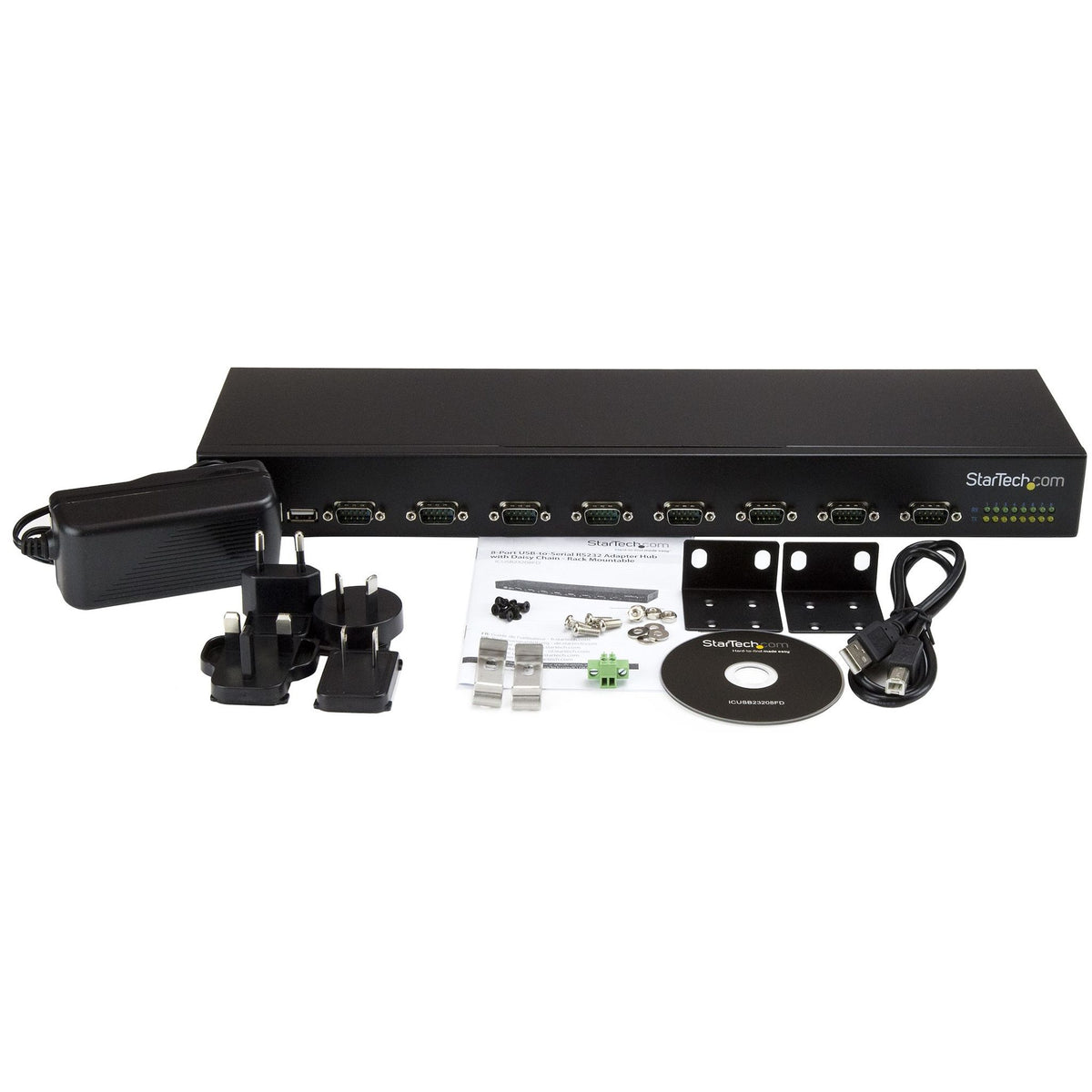 StarTech.com Serial Hub - External - 1 - TAA Compliant - USB 2.0 - Mac Linux PC