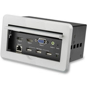 StarTech.com Conference Table Connectivity Box HDMI VGA DP Inputs HDMI Output 4K