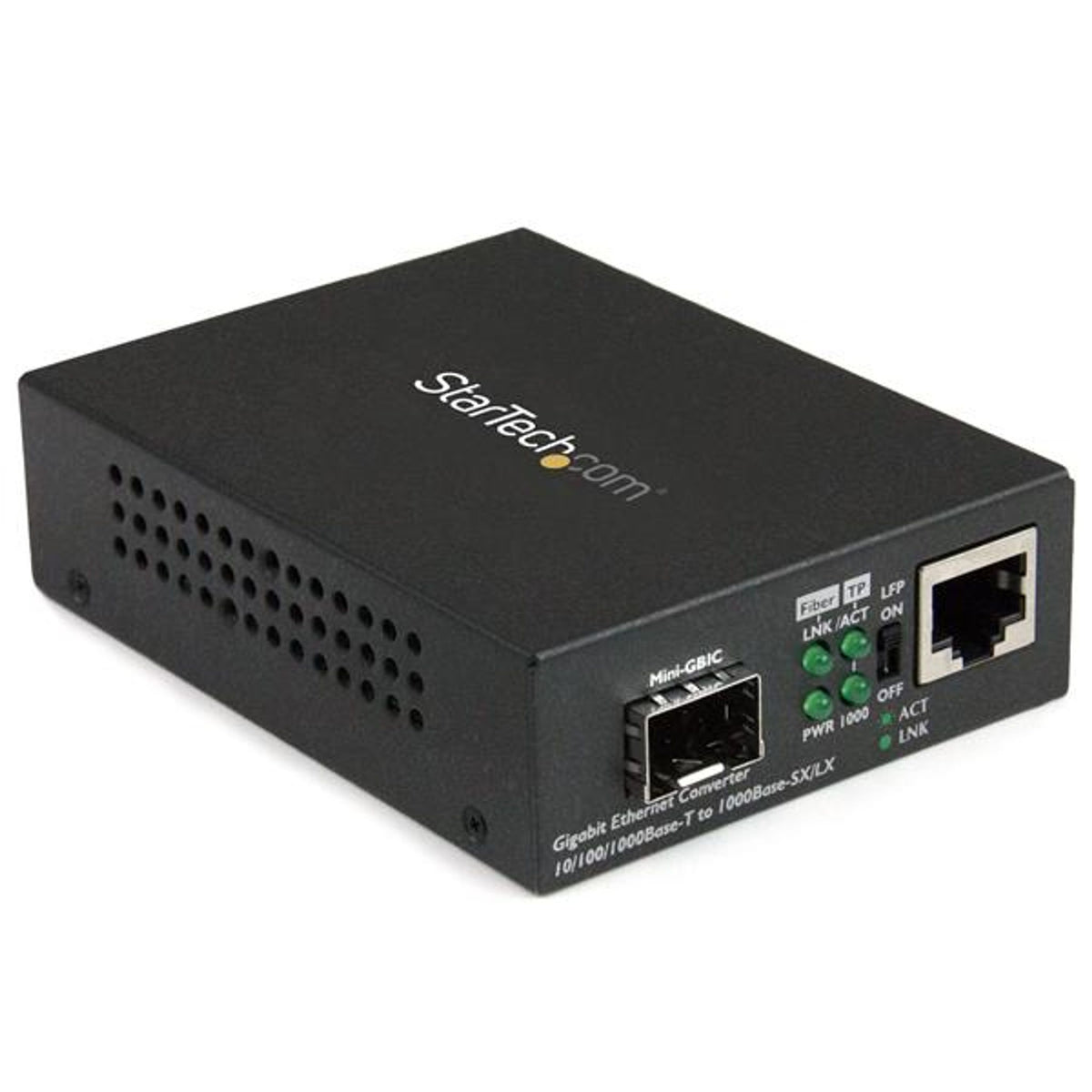 StarTech.com MCM1110SFP 10/100/1000Mbps RJ45 to SFP Media Converter IEEE 802.1q