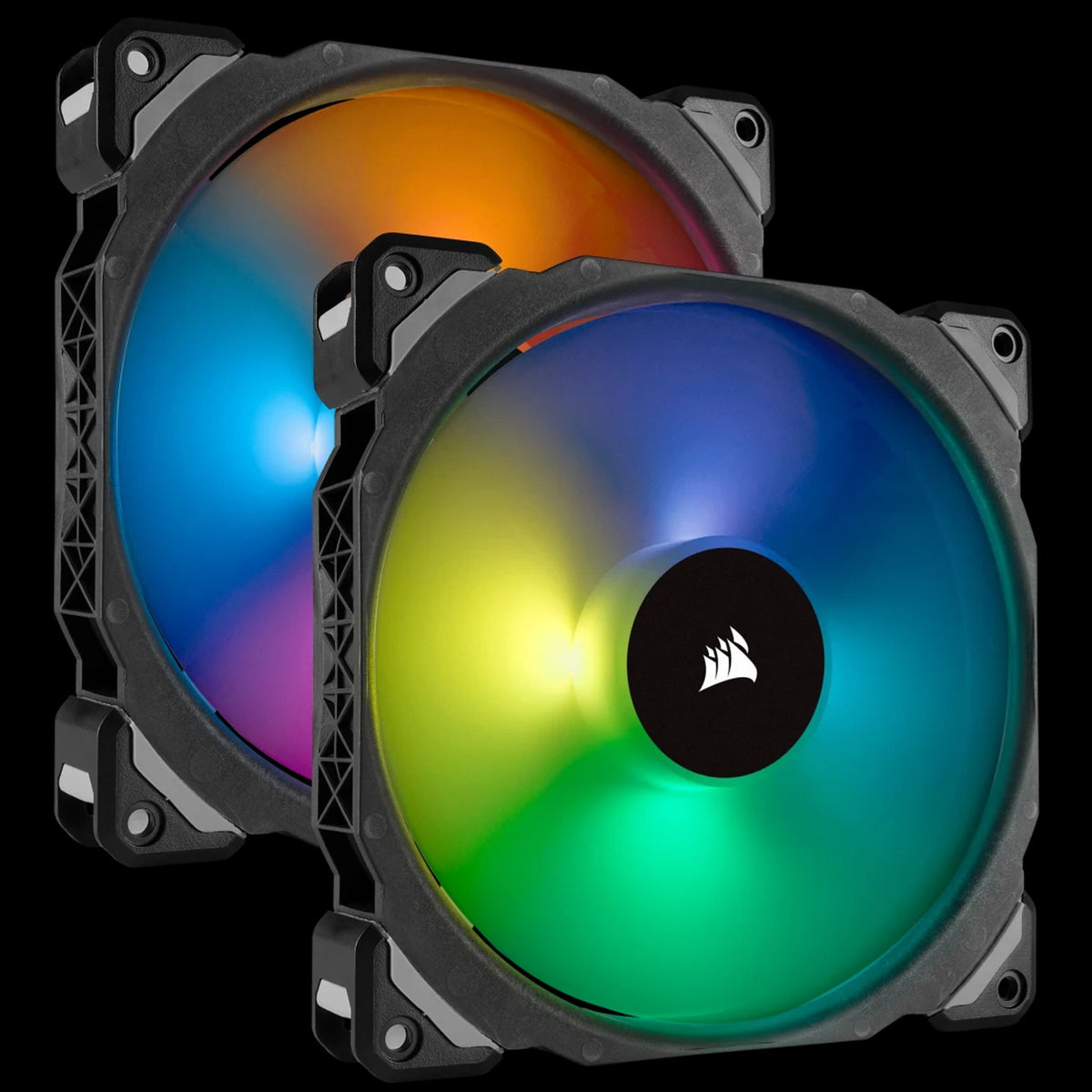 Corsair ML140 PRO RGB LED 140mm PWM Magnetic Levitation Fan 2 Pack tl:d2a20148