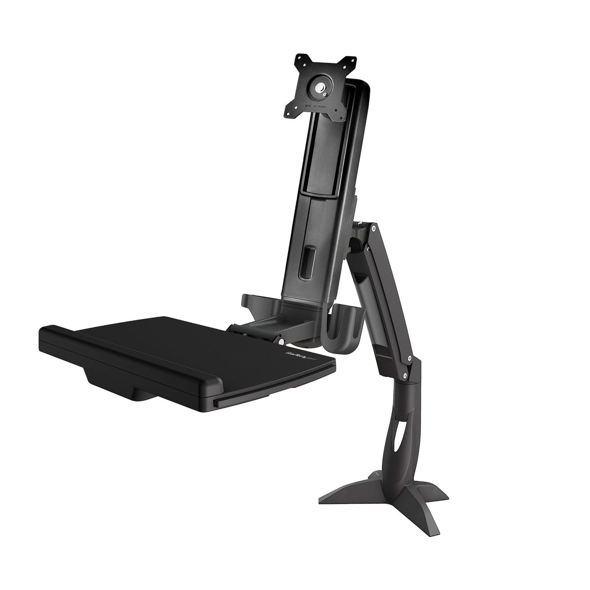 StarTech.com Sit-Stand Monitor Arm Desk Mount 27" VESA Display Keyboard Tray