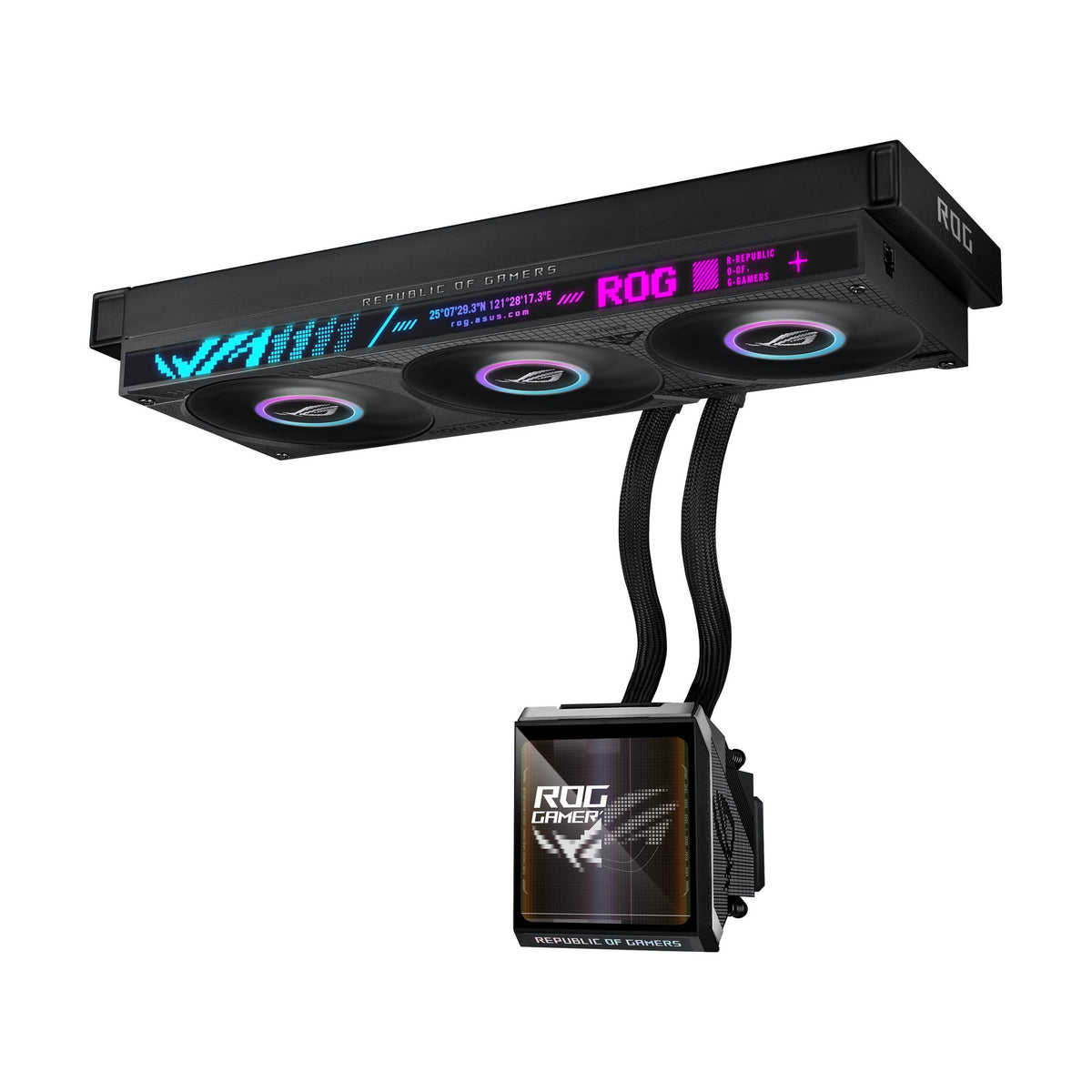 ASUS ROG Strix SLC IV 360 ARGB LCD 5.08" IPS Display AIO Cooler