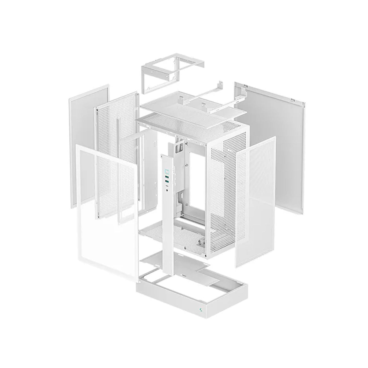 DEEPCOOL CH170 PLUS WH Vertical MicroATX Case USB3.0x2 TypeCx1 AudioMic tl:73890635