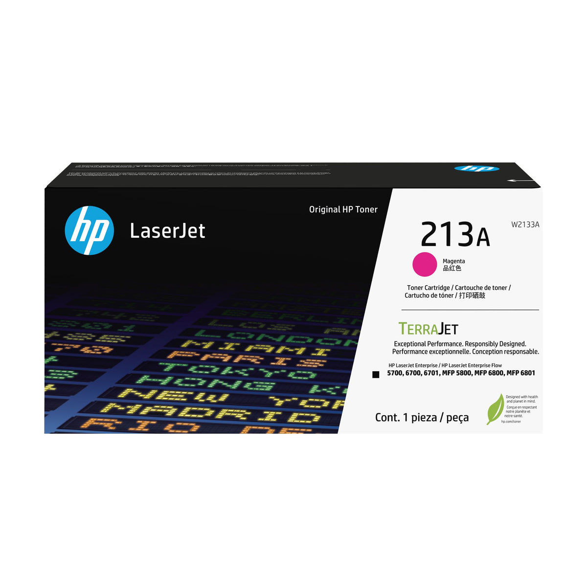 HP 213A Cyan Original LaserJet Toner Cartridge