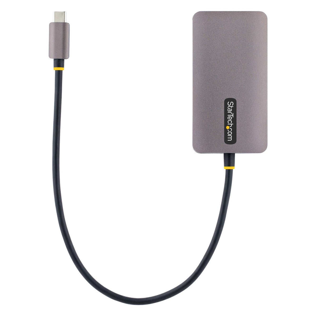 StarTech.com USB C to HDMI DVI VGA Adapter 4K 60Hz Aluminum Travel Adapter