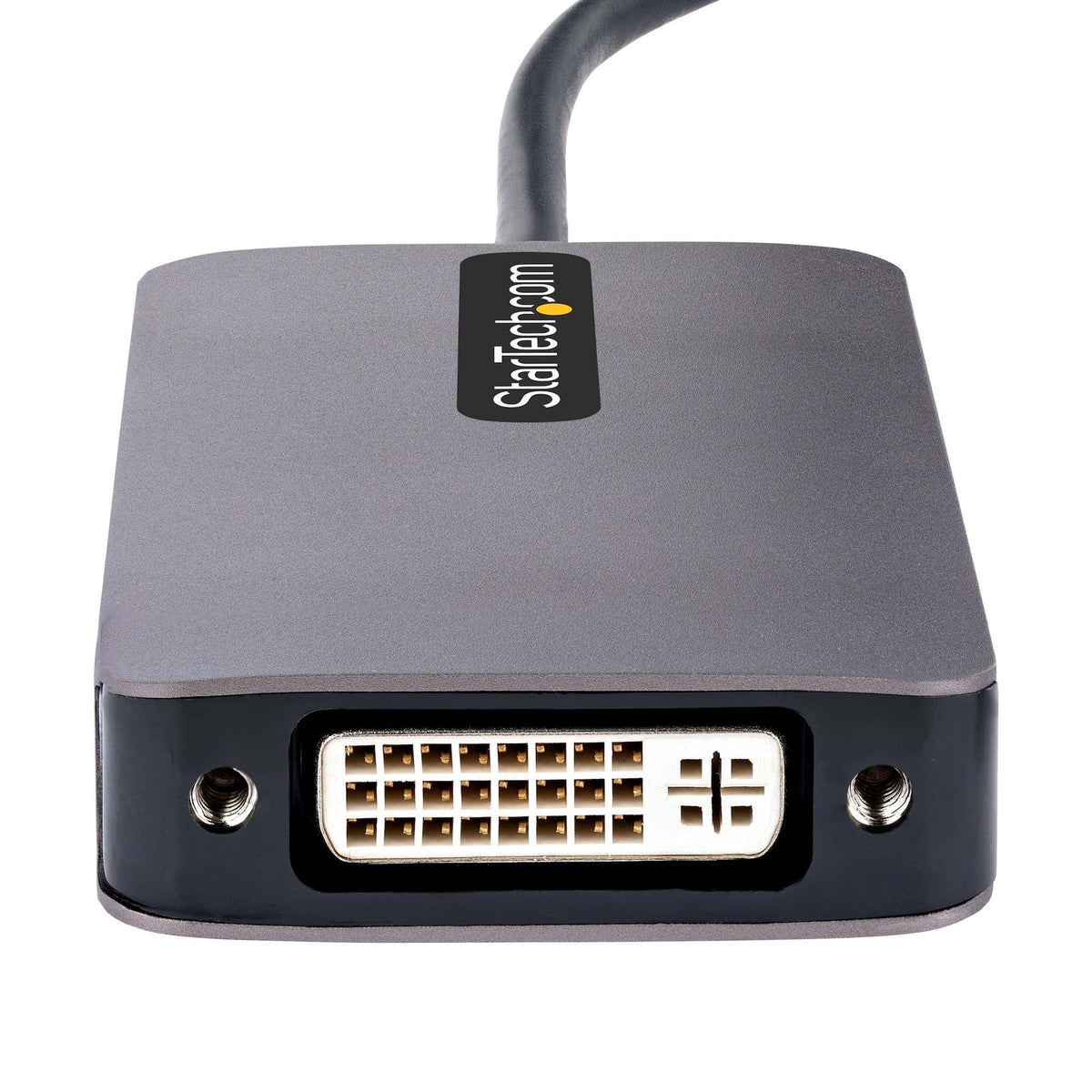 StarTech.com USB C to HDMI DVI VGA Adapter 4K 60Hz Aluminum Travel Adapter
