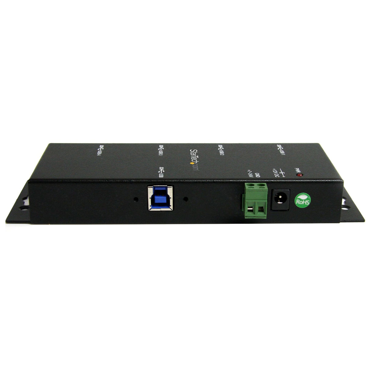 StarTech 4-Port Industrial USB 3.0 Hub 5Gbps Mountable Rugged