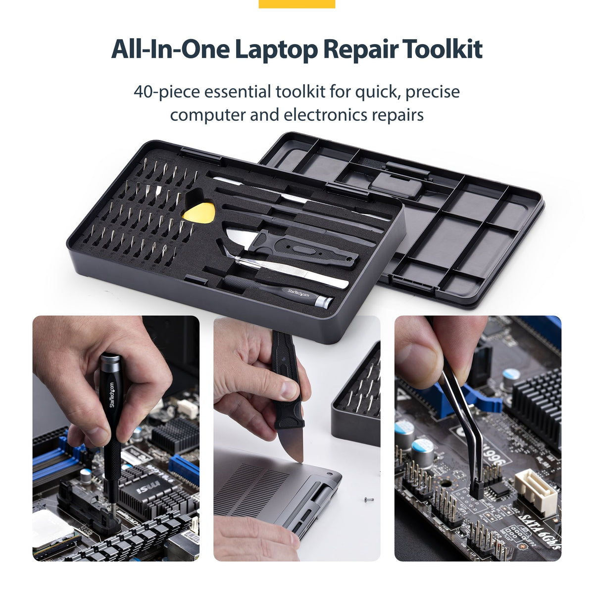 StarTech.com 40-Piece Computer Repair Toolkit 30-Bit Precision Screwdriver Set