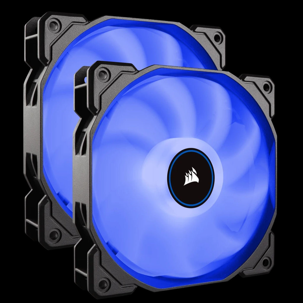 Corsair Air Flow 140mm Fan Low Noise Edition Blue LED 3 PIN Hydraulic Twin Pack tl:8c74e4eb