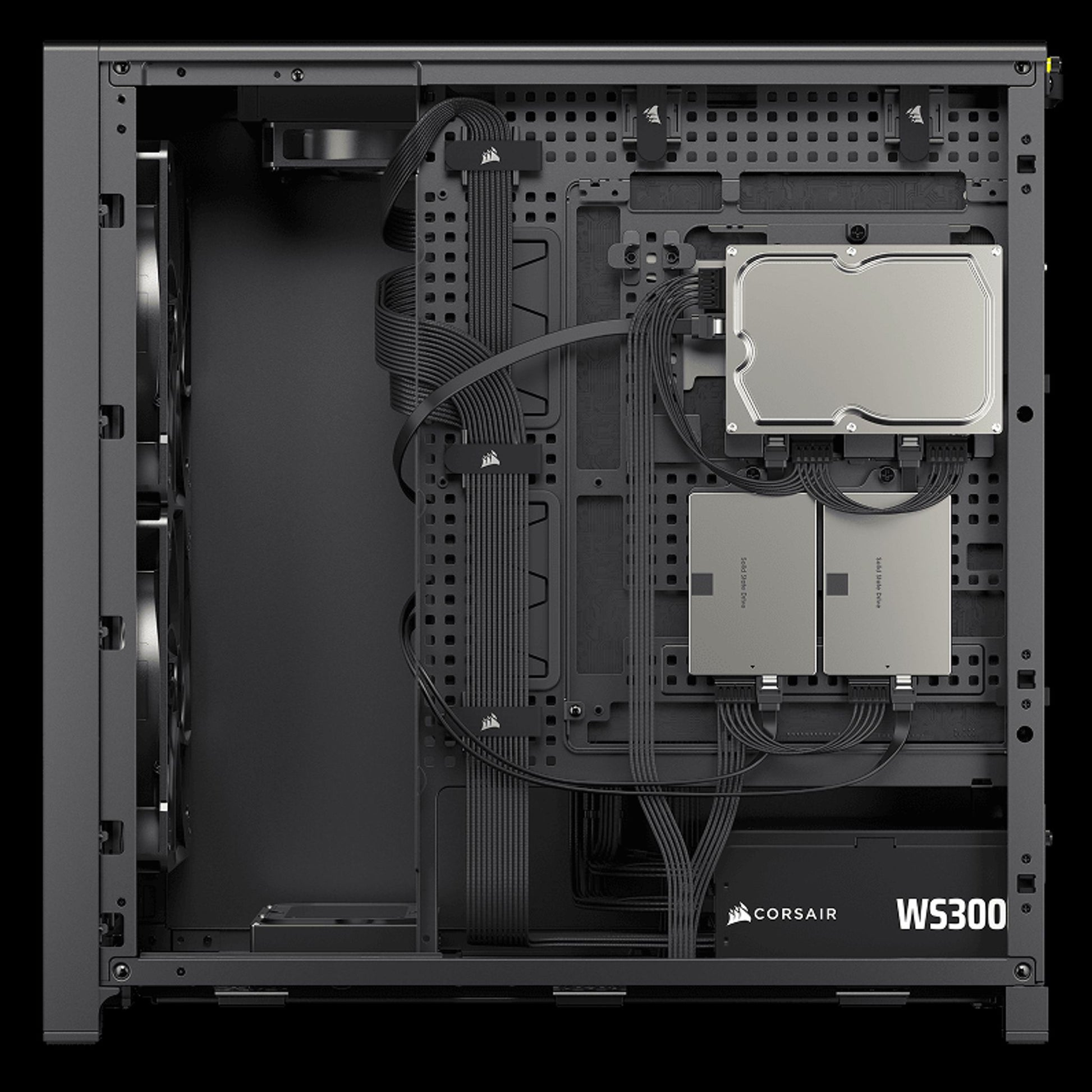 Corsair FRAME 5000D WORKSTATION Mid-Tower Case - Black supports E-ATX tempere... tl:59c9ab9e