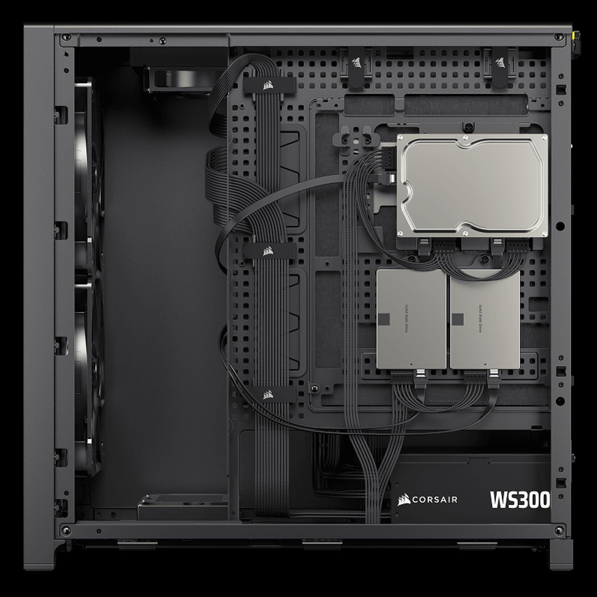 Corsair FRAME 5000D WORKSTATION Mid-Tower Case - Black supports E-ATX tempere... tl:59c9ab9e