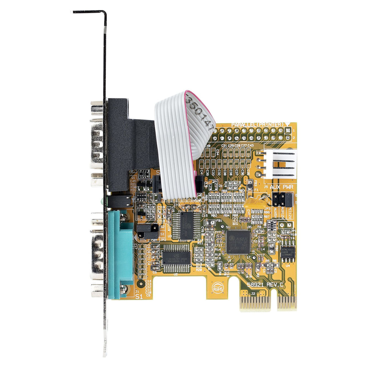 StarTech.com Serial Adapter PCI Express x1 2 Port RS-232