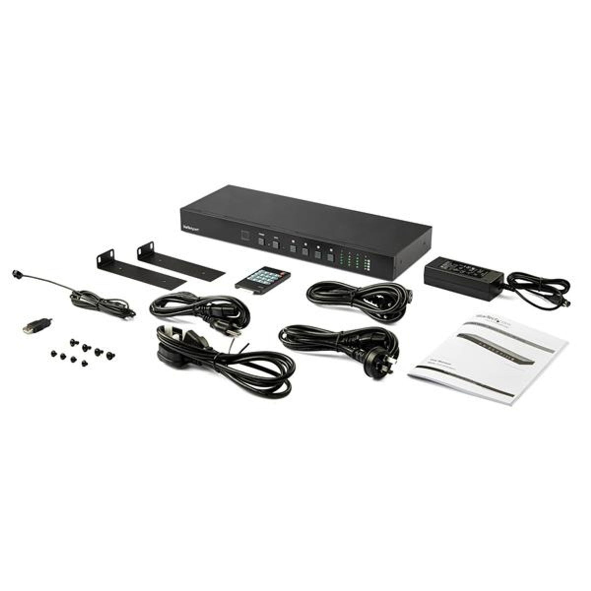 StarTech.com 4x4 HDMI Matrix Switch 4K 60Hz with Audio and Ethernet Control