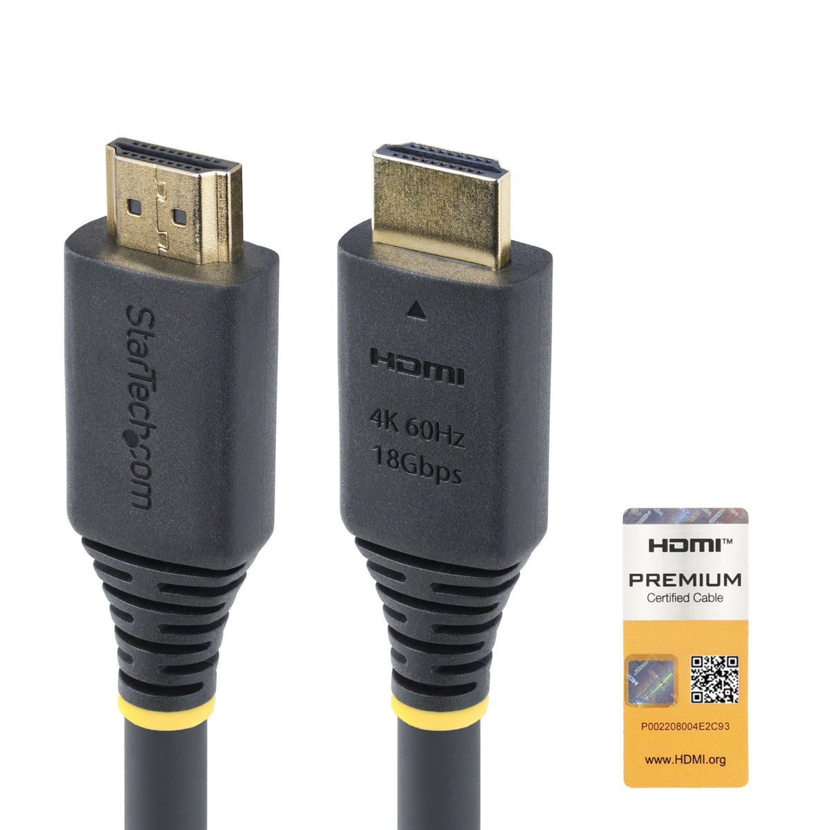 StarTech.com 15m Active HDMI Cable 4K 60Hz UHD HDR10 TPE Jacket