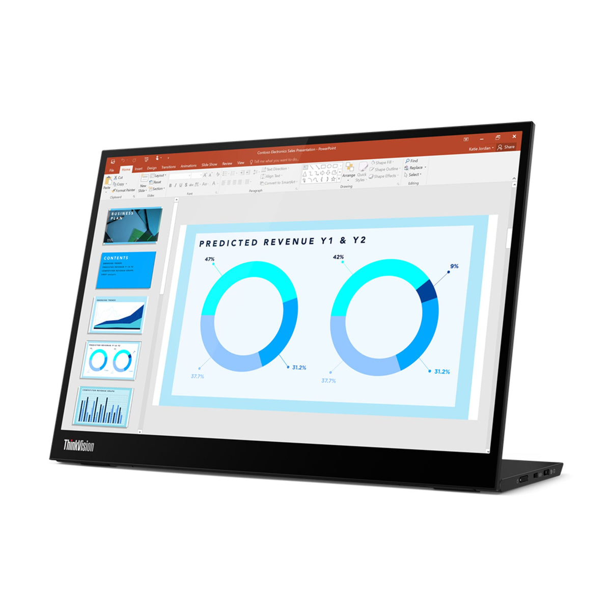 ThinkVision M14d 14in Mobile Monitor IPS Panel 2240x1400 (16:10) Tilt Height
