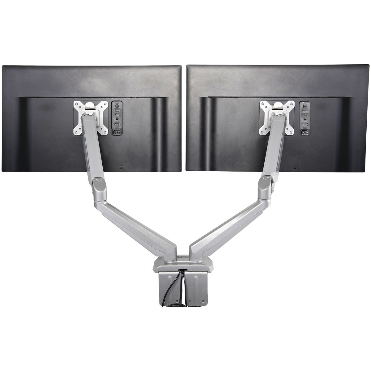 StarTech.com Dual Monitor Arm USB Audio 32" VESA 75x75/100x100 Aluminium Mount