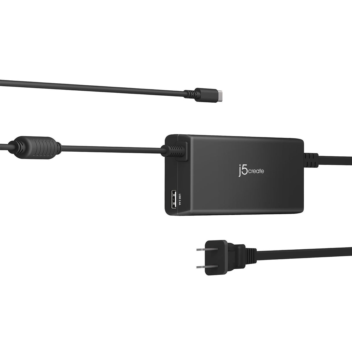 j5create JUP2290 AC Adapter - 1 Pack - Universal Adapter - 1 USB - 1 USB Type-C