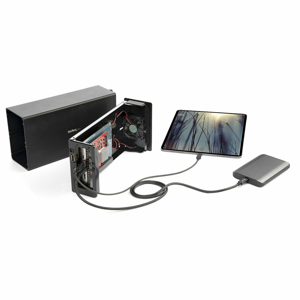 StarTech.com USB Adapter - PCI Express x4 - Plug-in Card - Red - UASP Support