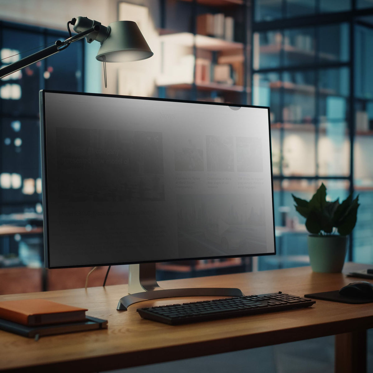 StarTech.com 31.5" 16:9 Anti-Glare Privacy Screen Blue Light Filter