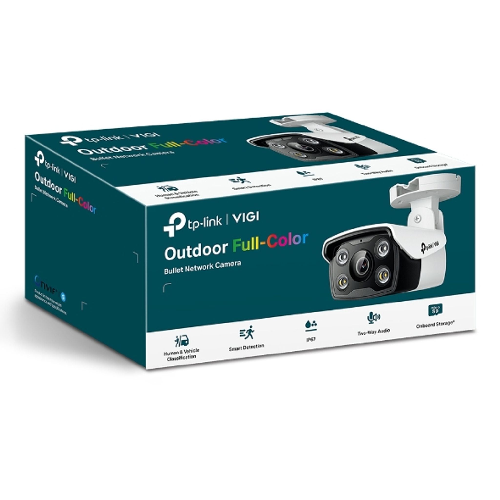 TP-Link VIGI C340 4MP 4mm Lens Outdoor Full-Color Bullet Camera Smart Detection tl:14360bc7