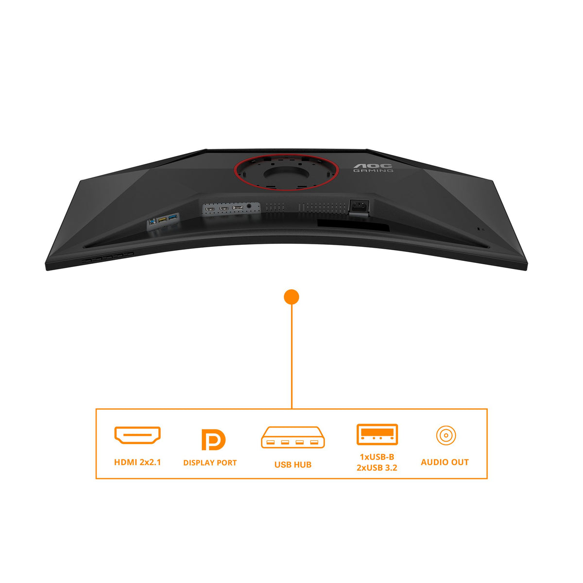 AOC CU34G4Z 34" 240Hz WQHD VA Gaming Monitor HDR400 DP/HDMI
