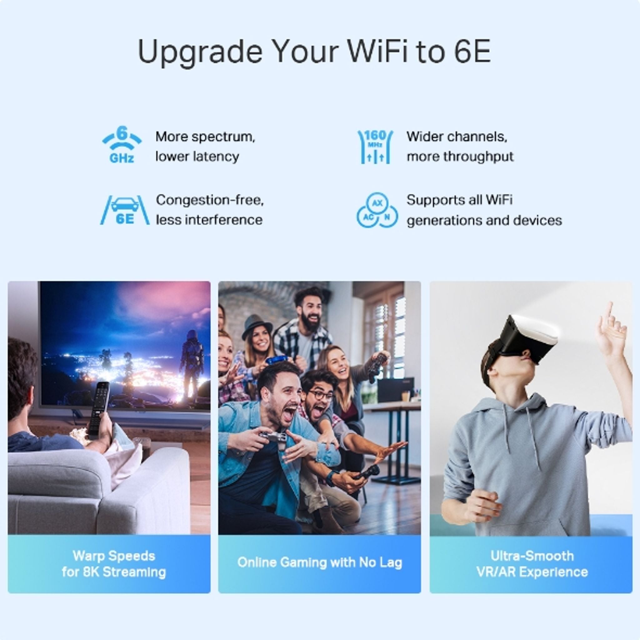 TP-Link Deco XE75 AXE5400 Tri-Band Mesh Wi-Fi 6E System 3-Pack tl:7023e6c