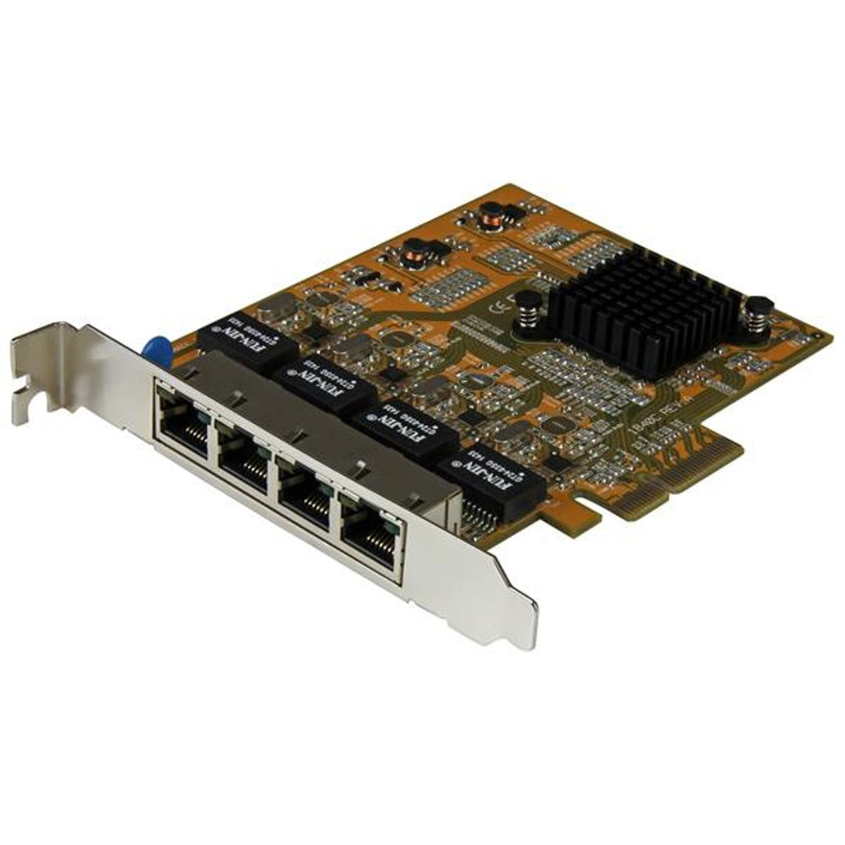 StarTech.com Gigabit Ethernet Card PCI Express x4 4Port 10/100/1000Base-T