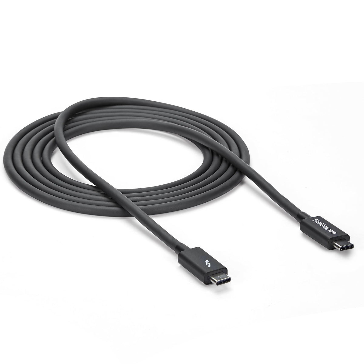 StarTech.com 2m Thunderbolt 3 Cable 20Gbps 100W PD 4K USB-C-Compatible