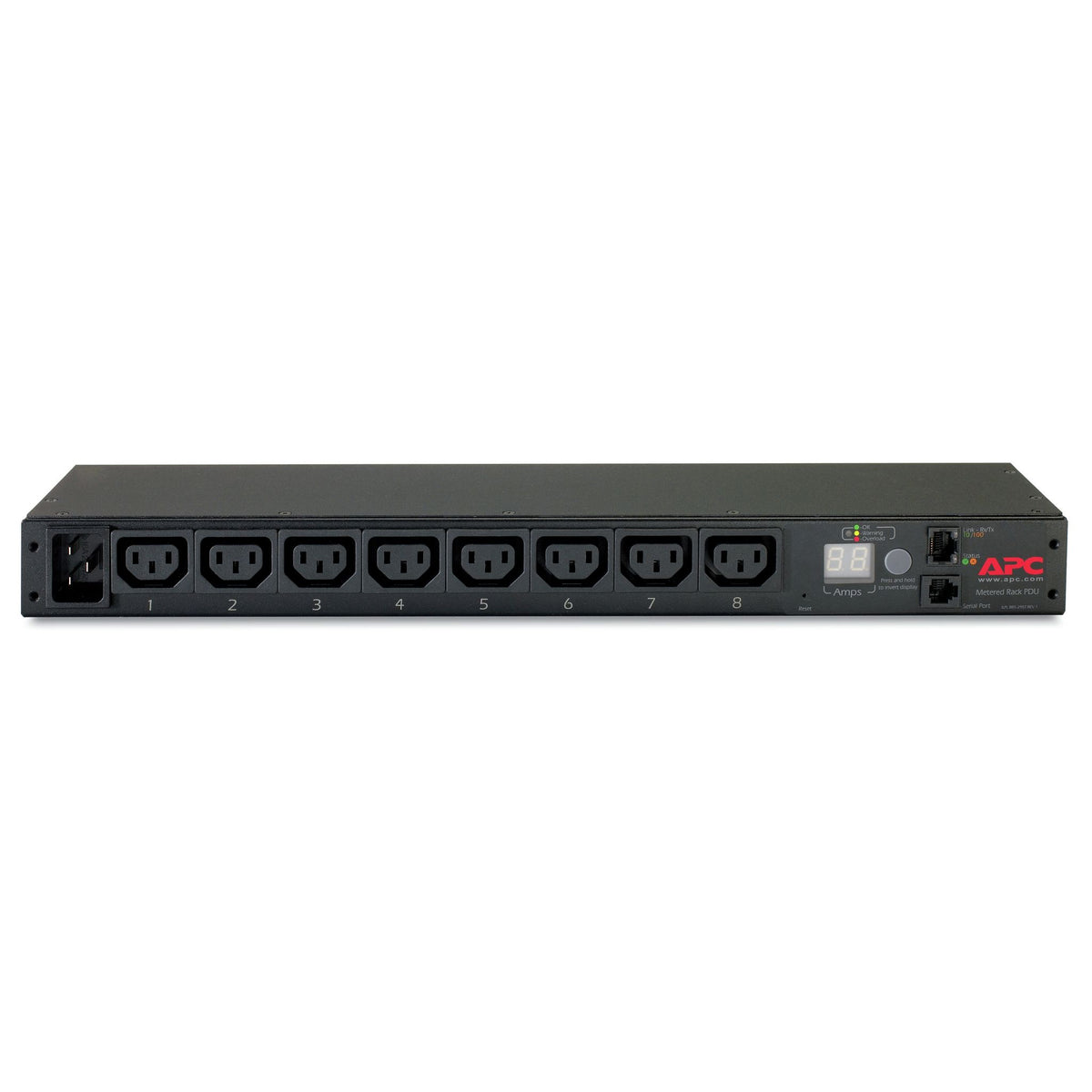 APC Rack PDU Metered 1U 16A 208/230V 8 C13 Outlets