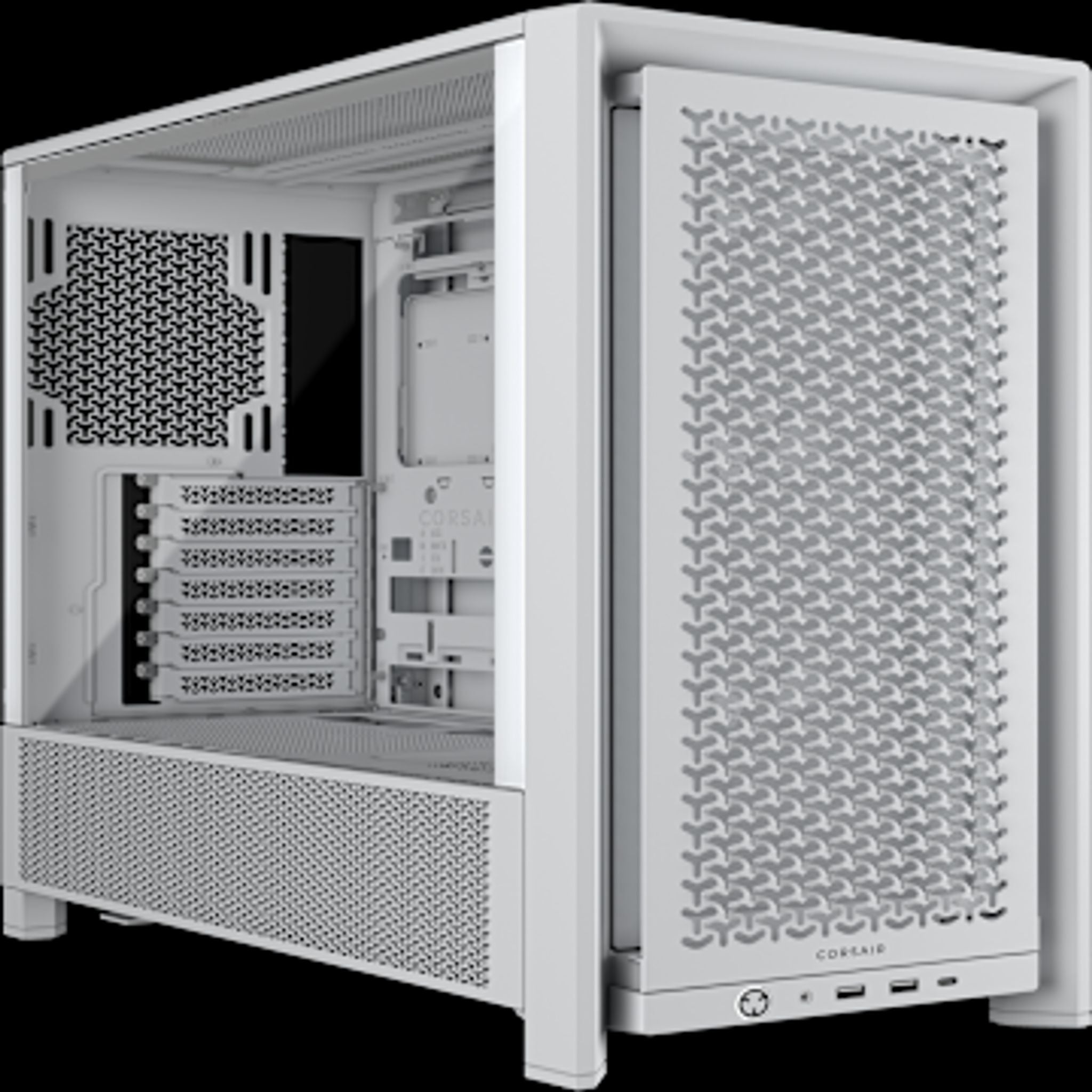 Corsair FRAME 4000D White Modular Mid-Tower ATX Case tl:b81b203