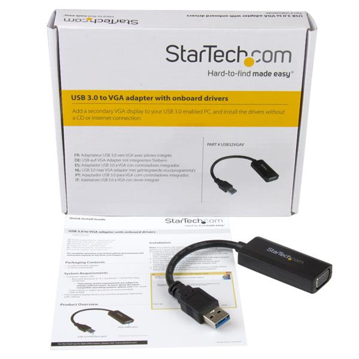 StarTech USB 3.0 to VGA Adapter 1920x1200