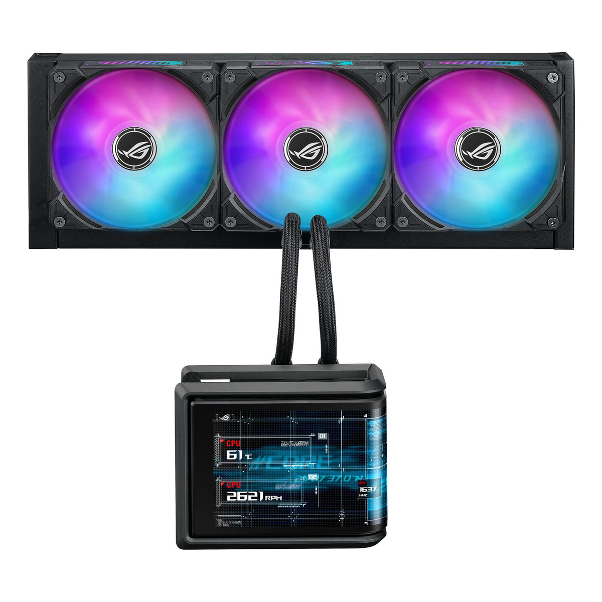 ASUS ROG Ryuo IV SLC 360 ARGB 6.7" AMOLED Display AIO Cooler