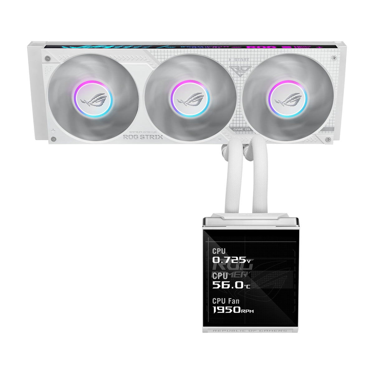 ASUS ROG Strix SLC IV 360 ARGB LCD WHITE 5.08" IPS Display AIO