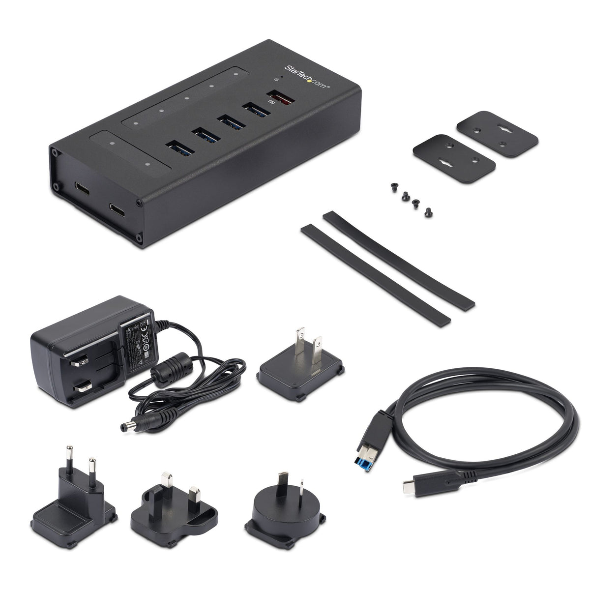 StarTech 7-Port USB-C Hub 2x USB-C 5x USB-A Self-Powered USB 3.0