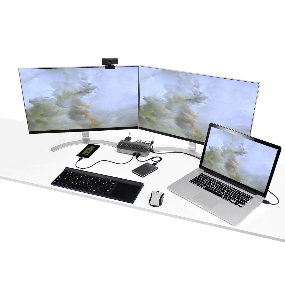 StarTech.com DK30A2DHU Hybrid USB-C USB-A Dock 4K Dual Monitor 6xUSB-A GbE